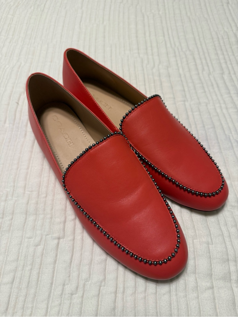 Coach Harper Beadchain Loafers Size 9.5